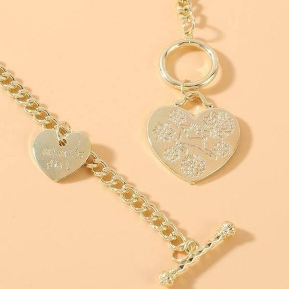 Heart Charm Necklace new - Picture 2 of 2
